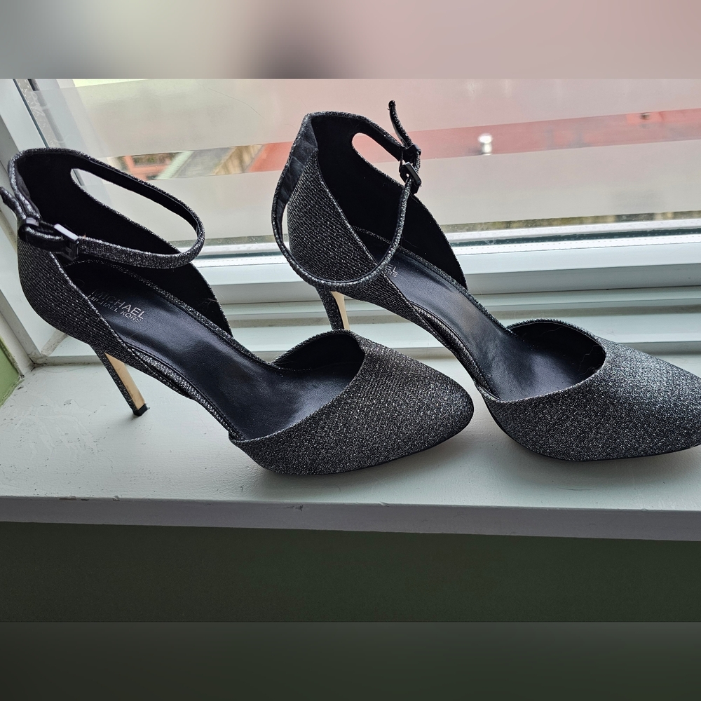 MICHAEL KORS Elysia glitter lurex pumps